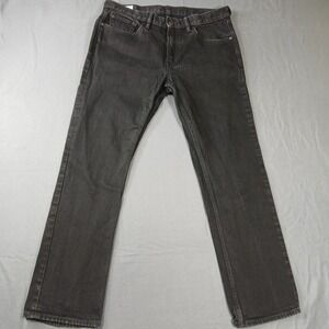 Banana Republic Slim Jeans Mens 34x30 Black Stretch Denim Pants